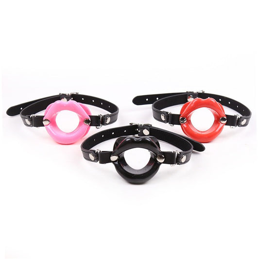 Husband And Wife Fun Oral Sex Leather Lips O-Shaped Fun Mouth Opener Alternative Toy Teaching Mouth Flail