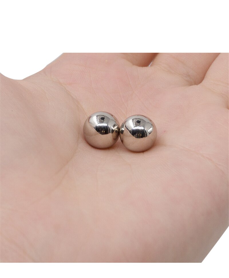 2 Pair BDSM Bondage Adult Sex Toys For Women Couples Games Ultra Powerful Magnetic Orbs BDSM Nipple Clamps Orbs Vagina Clitoris