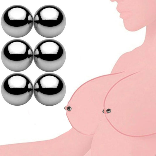 2 Pair BDSM Bondage Adult Sex Toys For Women Couples Games Ultra Powerful Magnetic Orbs BDSM Nipple Clamps Orbs Vagina Clitoris